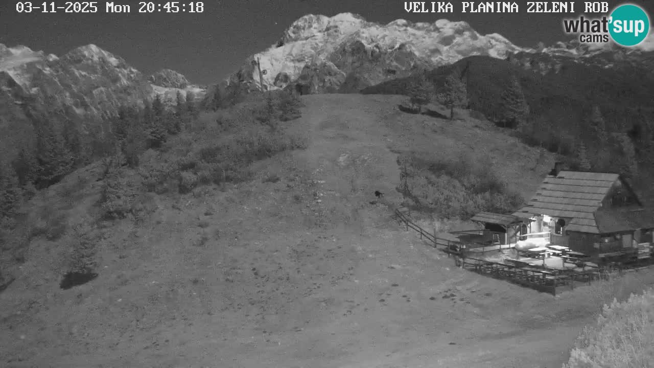 Zeleni Rob – kamera v živo | Velika Planina