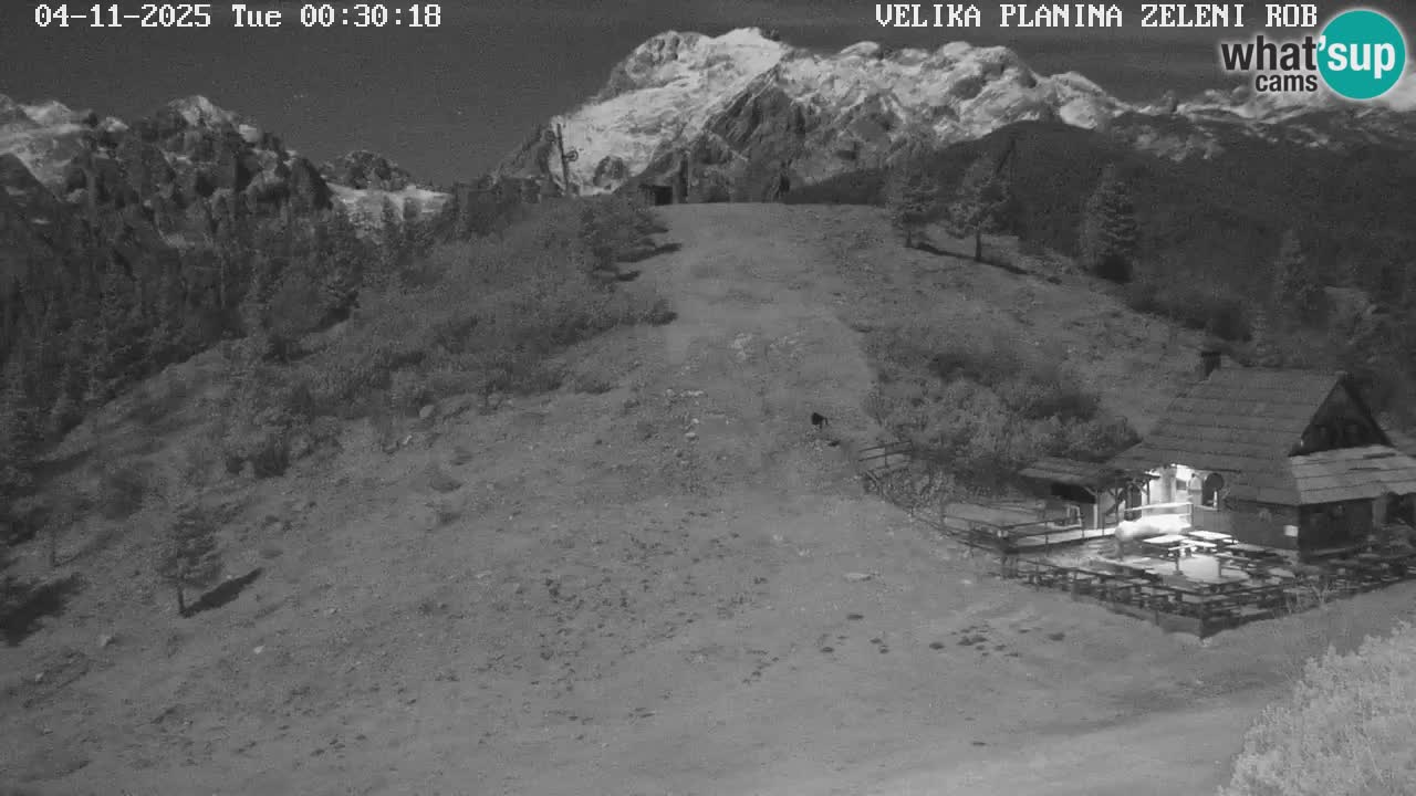 Zeleni Rob – kamera v živo | Velika Planina