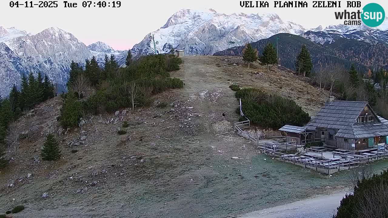 Zeleni Rob | Webcam en vivo Velika Planina