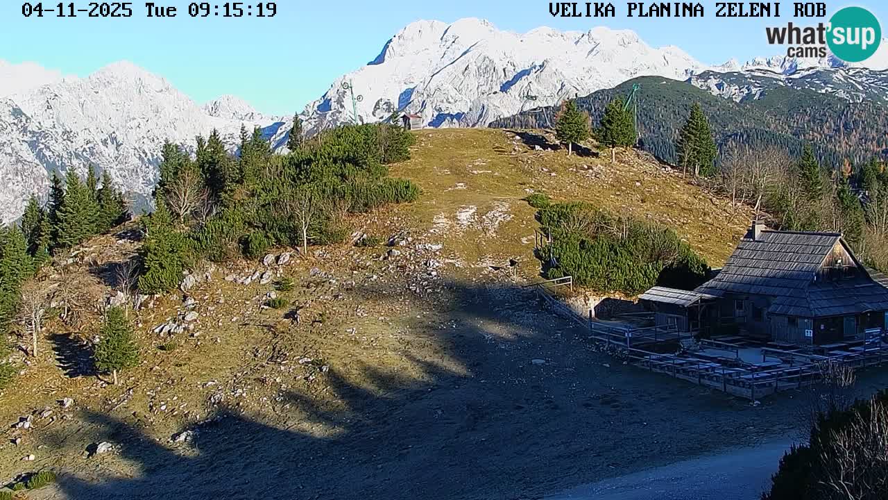 Zeleni Rob – Webcam live | Velika Planina