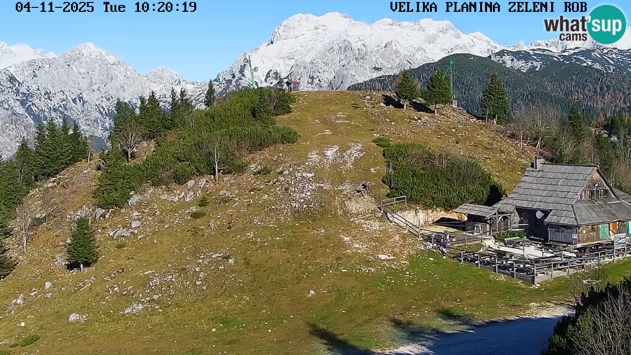 Zeleni Rob | Webcam live Velika Planina