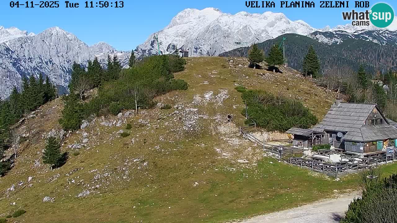 Zeleni Rob | Webcam live Velika Planina