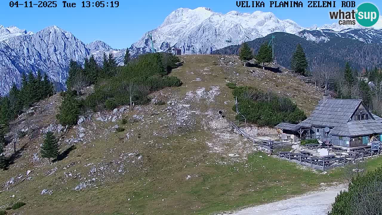 Zeleni Rob – Webcam live | Velika Planina