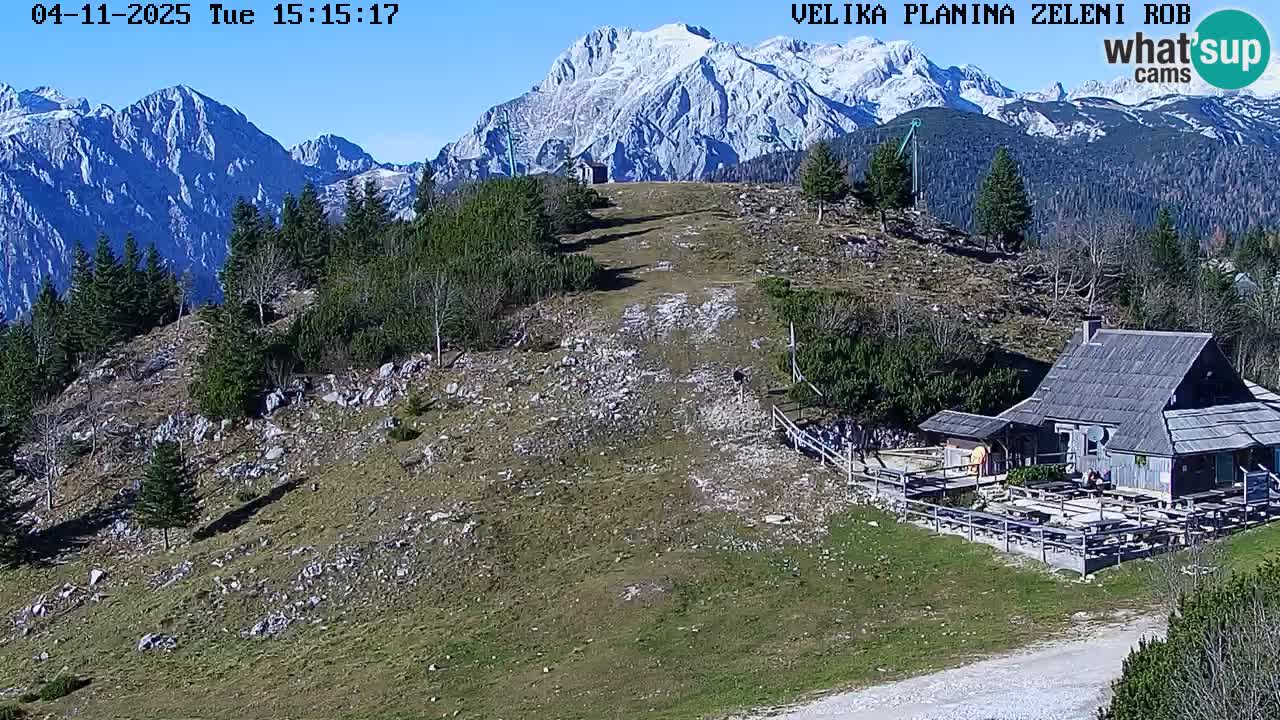 Zeleni Rob – Webcam live | Velika Planina