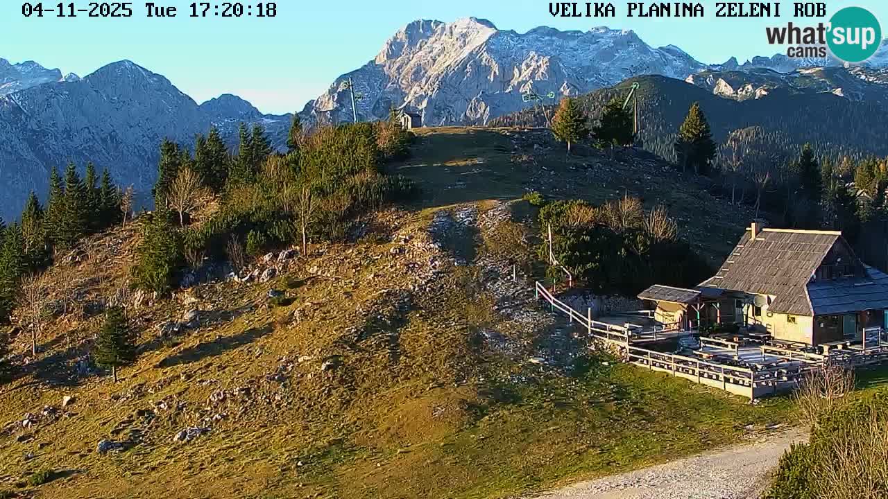 Zeleni Rob – Webcam live | Velika Planina