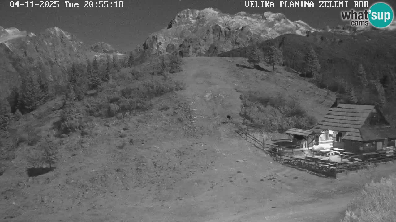 Zeleni Rob | Webcam en vivo Velika Planina