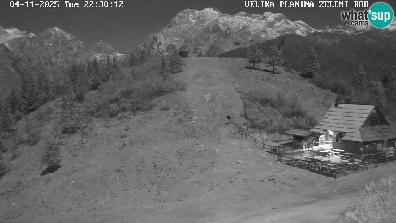 Zeleni Rob – kamera v živo | Velika Planina