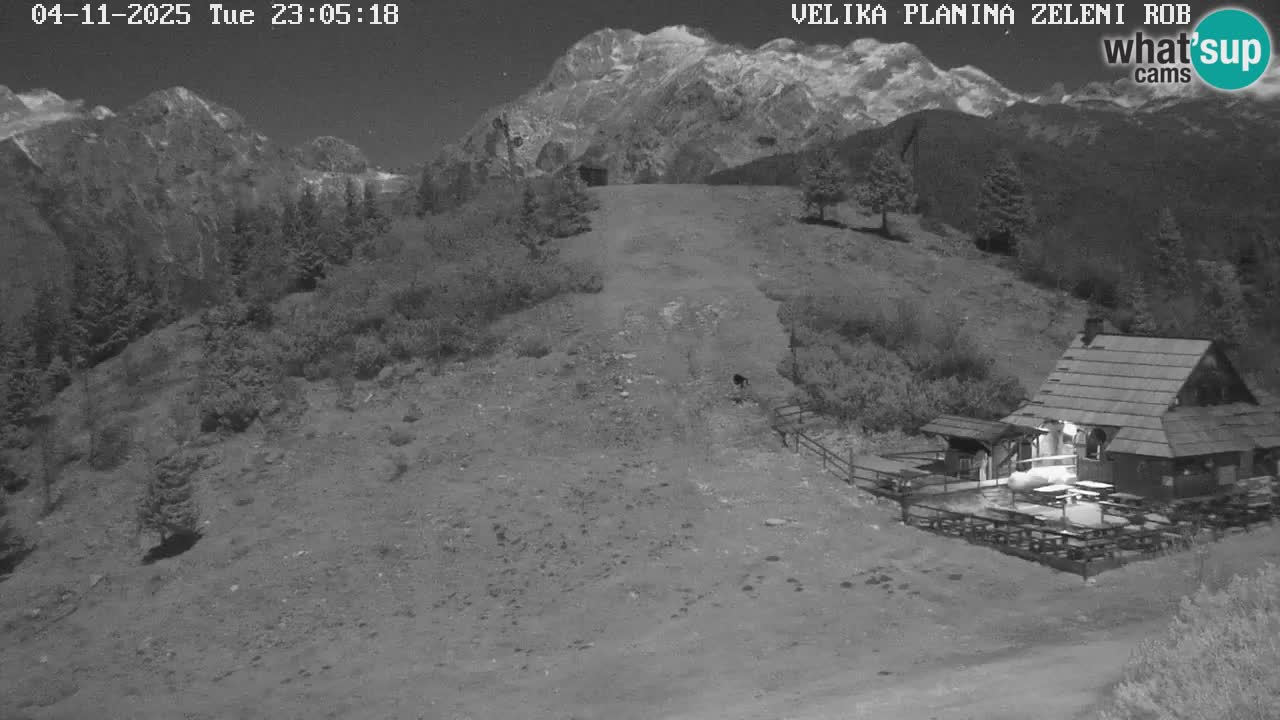 Zeleni Rob | Webcam en vivo Velika Planina