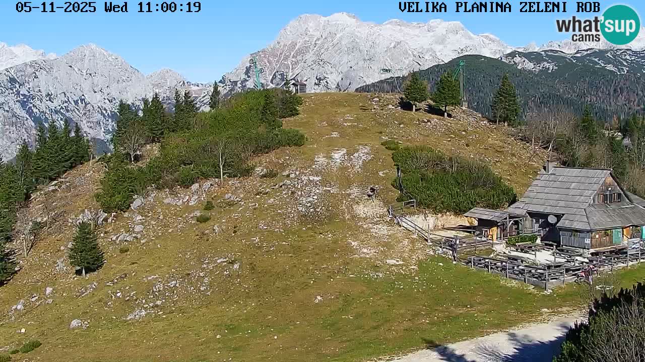 Zeleni Rob | Webcam live Velika Planina