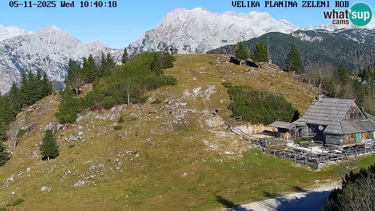 Zeleni Rob – Webcam live | Velika Planina