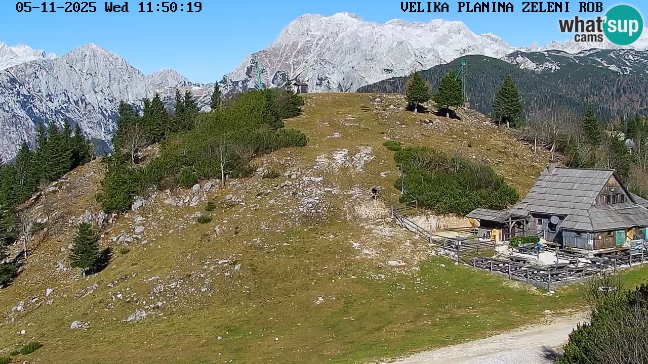 Zeleni Rob – Webcam live | Velika Planina