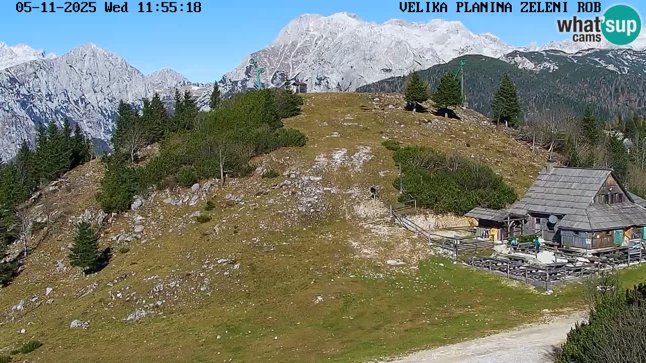 Zeleni Rob – Webcam live | Velika Planina