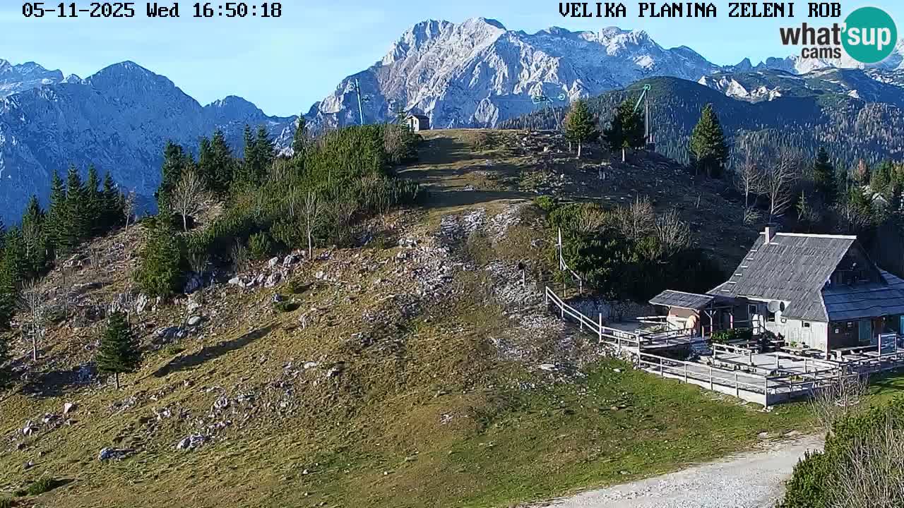 Zeleni Rob – Webcam live | Velika Planina