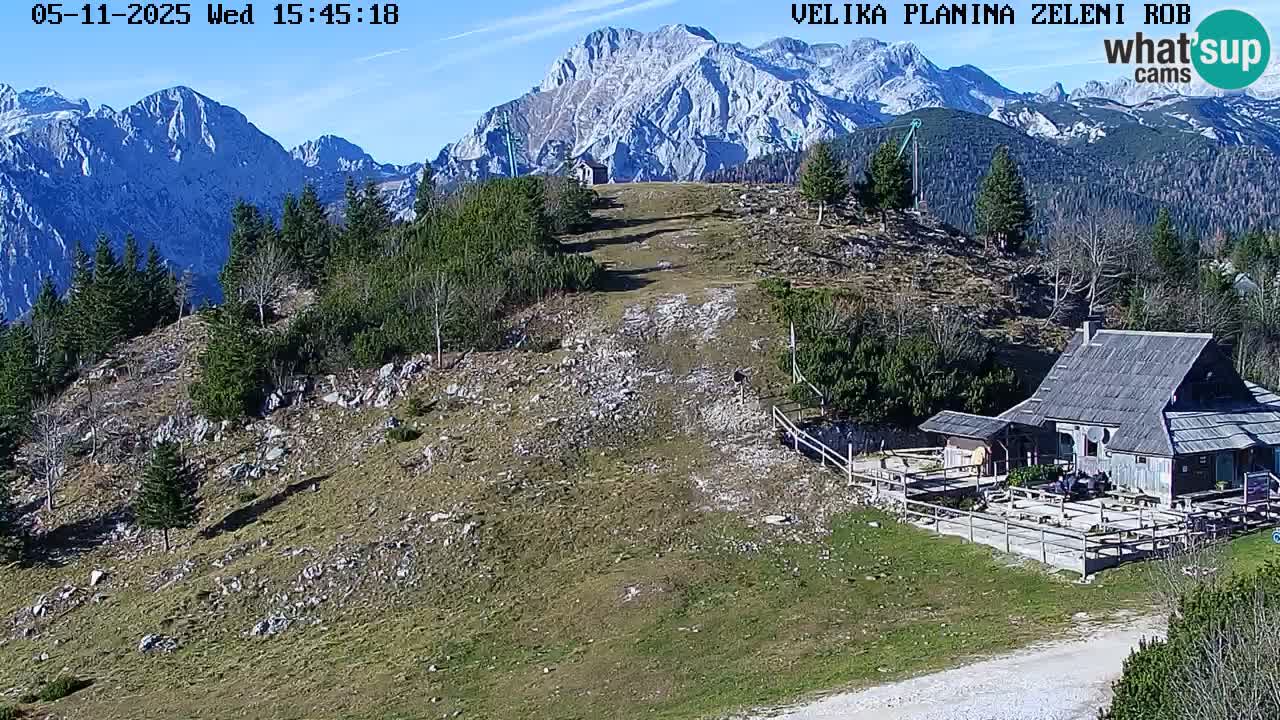 Zeleni Rob | Web kamera Velika Planina