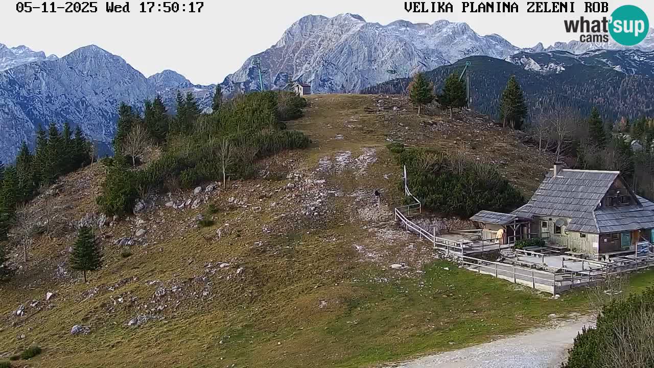Zeleni Rob – Webcam live | Velika Planina