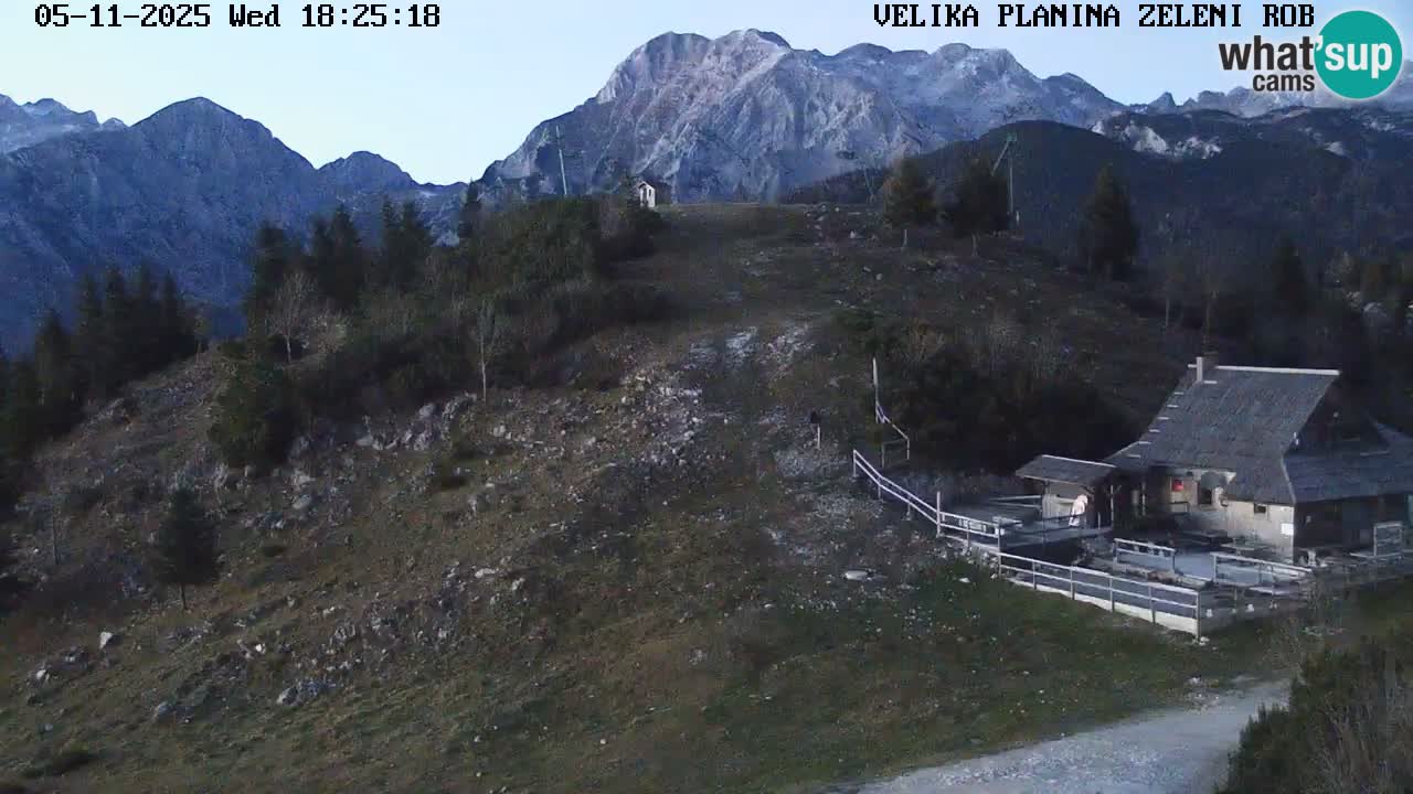 Zeleni Rob – Webcam live | Velika Planina