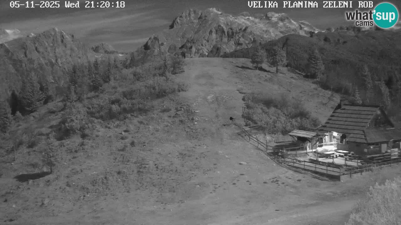 Zeleni Rob – Webcam live | Velika Planina