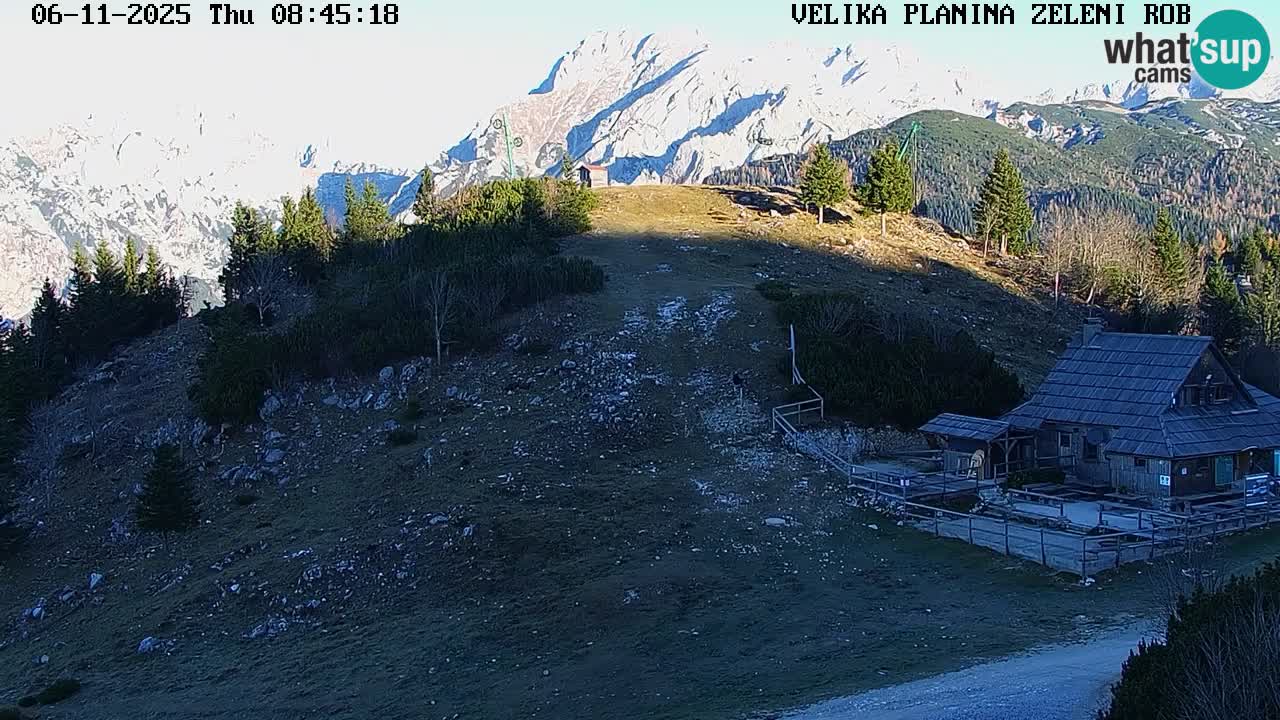 Zeleni Rob | Web kamera Velika Planina