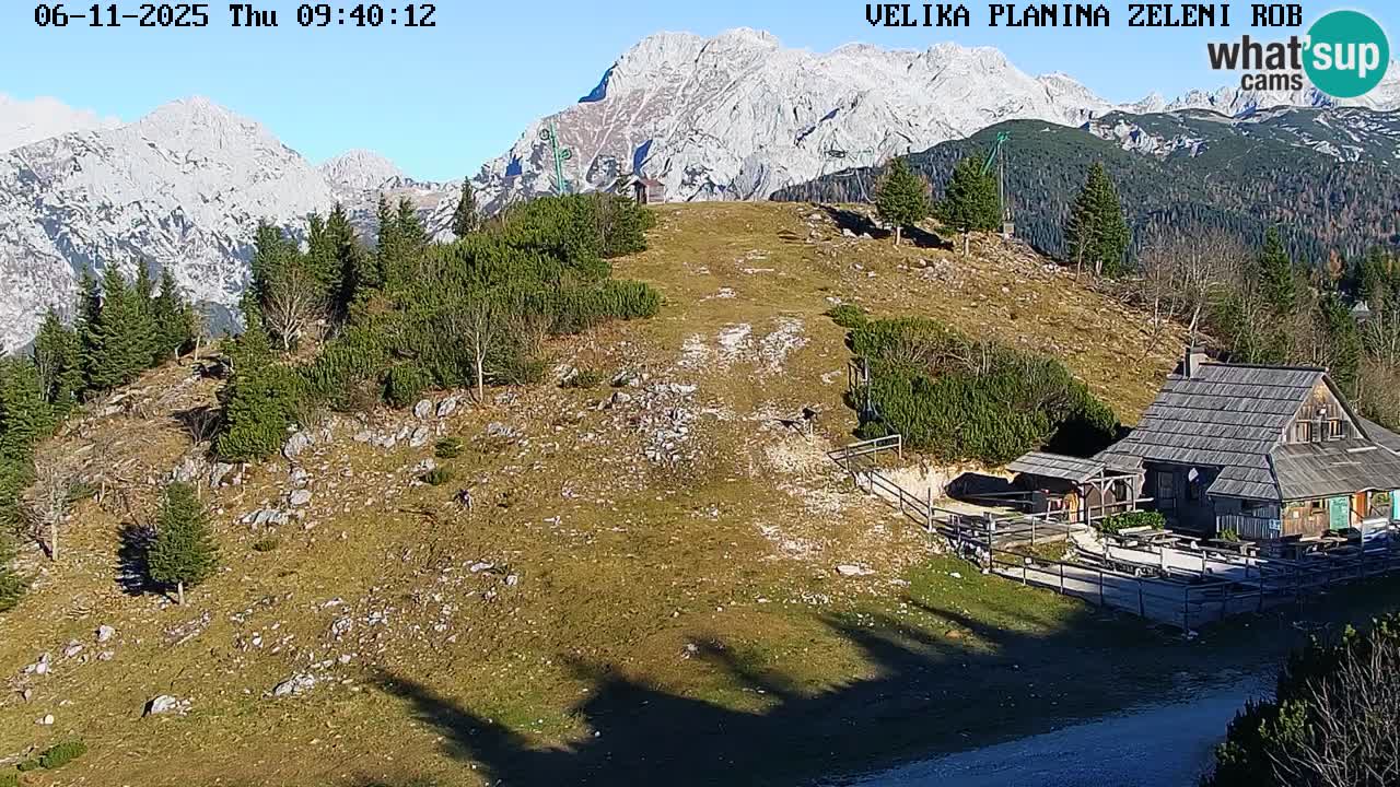 Zeleni Rob – Webcam live | Velika Planina