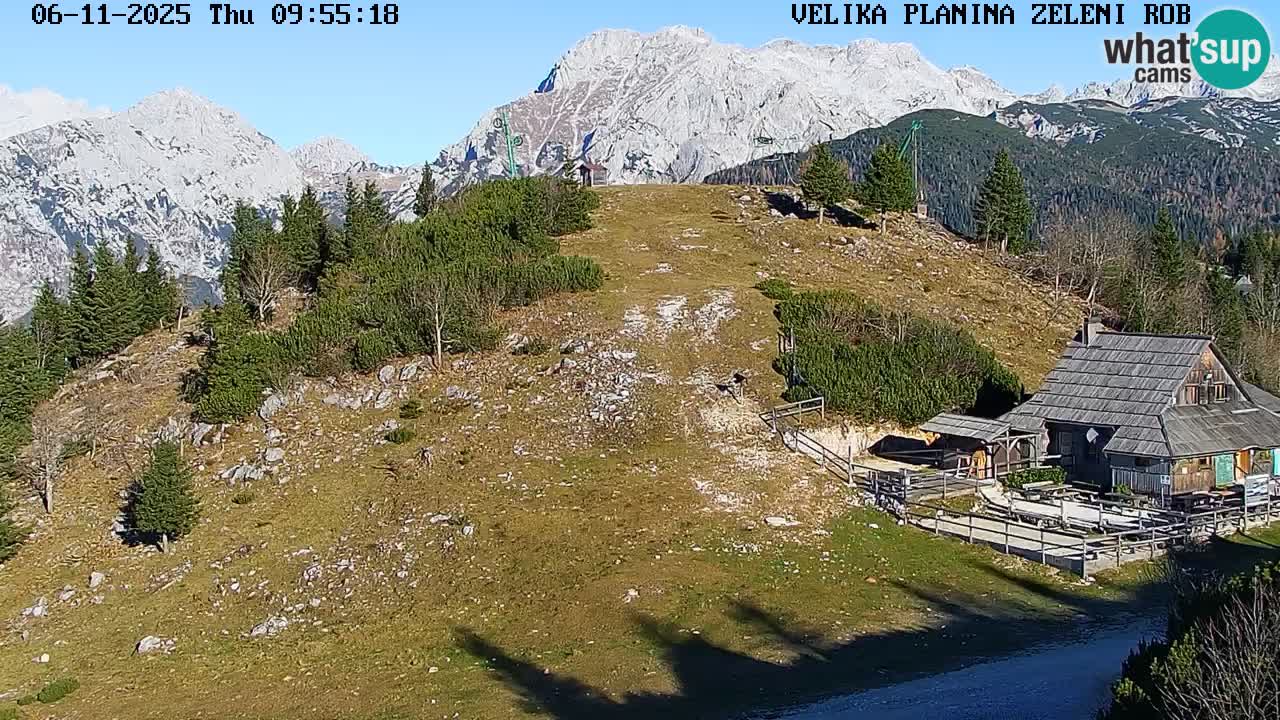 Zeleni Rob – Webcam live | Velika Planina