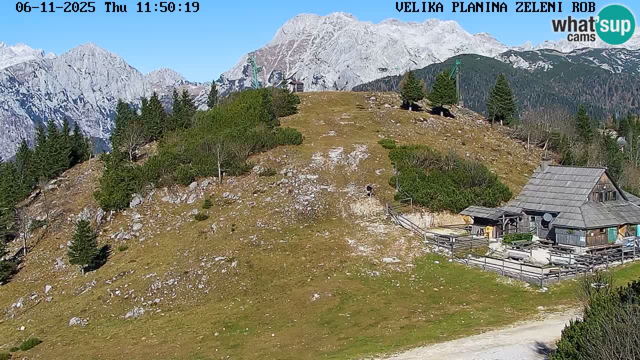Zeleni Rob – Webcam live | Velika Planina