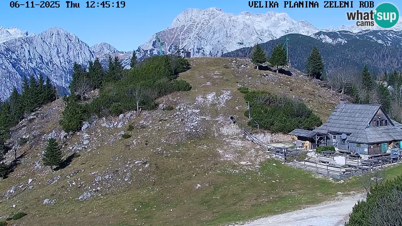 Zeleni Rob – Webcam live | Velika Planina