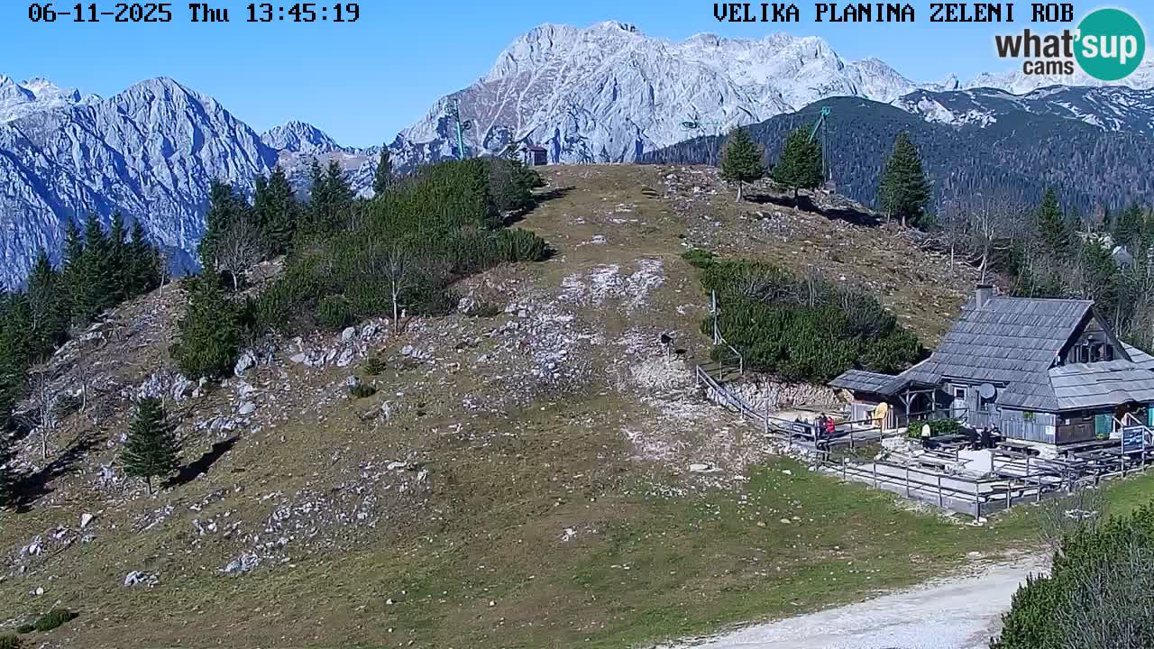 Zeleni Rob | Webcam live Velika Planina