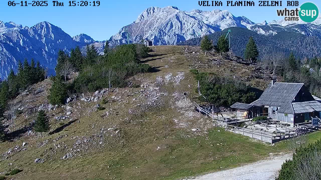 Zeleni Rob | Web kamera Velika Planina