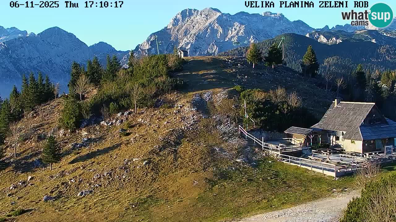Zeleni Rob | Web kamera Velika Planina
