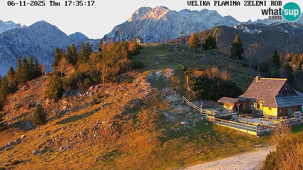 Zeleni Rob – Webcam live | Velika Planina