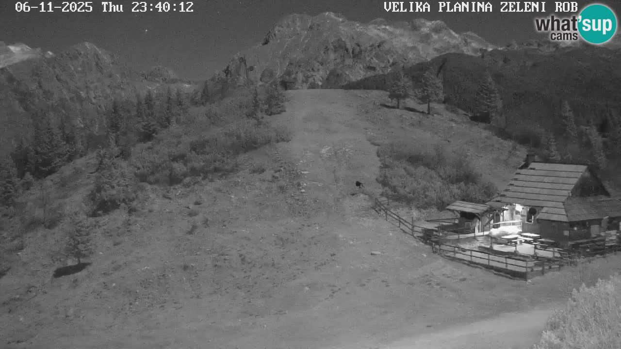 Zeleni Rob | Webcam en vivo Velika Planina