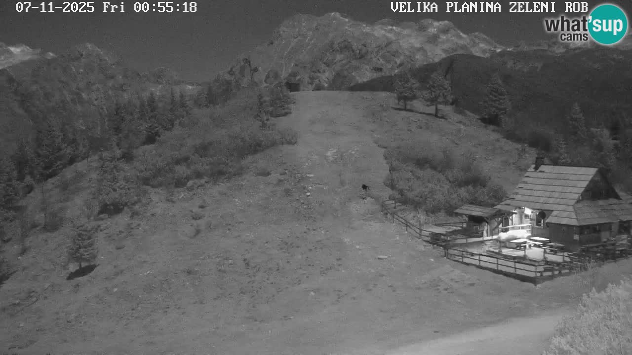 Zeleni Rob – kamera v živo | Velika Planina