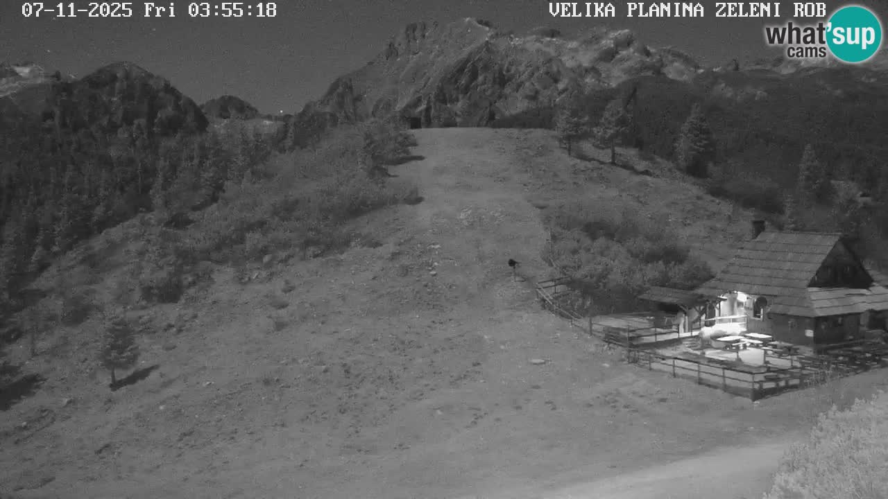 Zeleni Rob | Web kamera Velika Planina