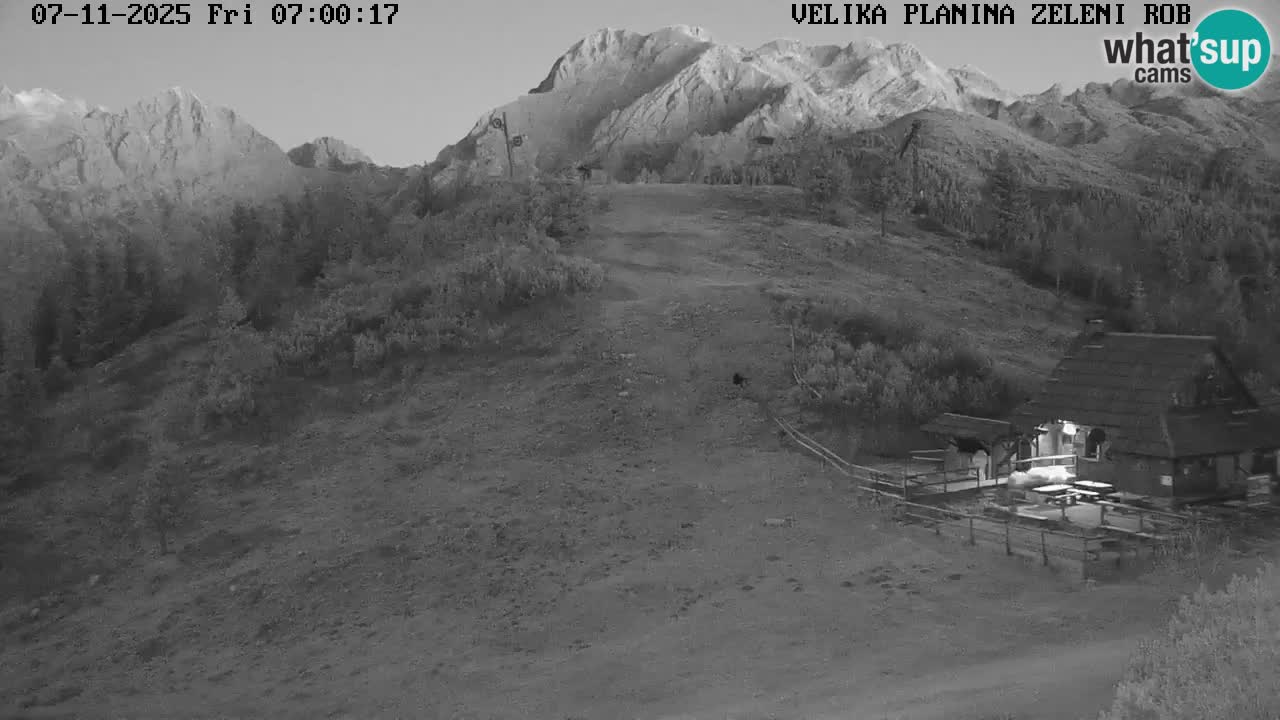 Zeleni Rob | Web kamera Velika Planina