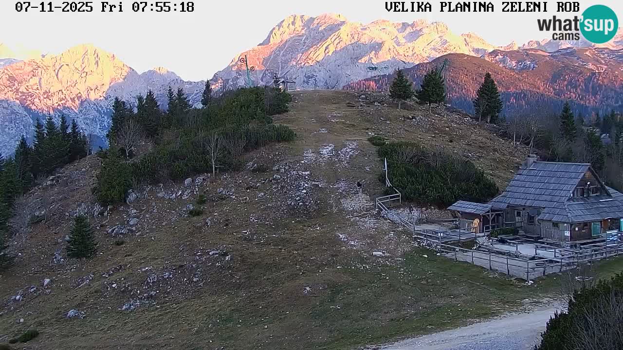 Zeleni Rob – Webcam live | Velika Planina