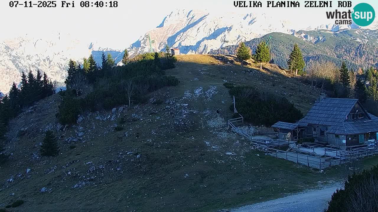 Zeleni Rob – Webcam live | Velika Planina
