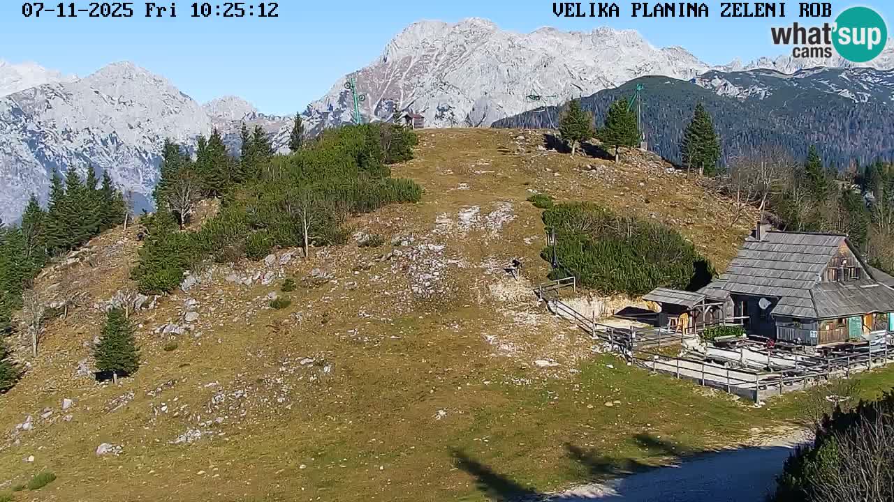 Zeleni Rob – Webcam live | Velika Planina