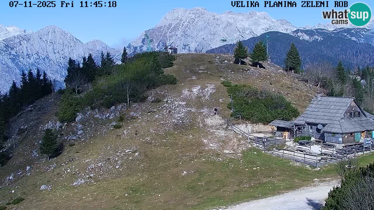 Zeleni Rob | Web kamera Velika Planina