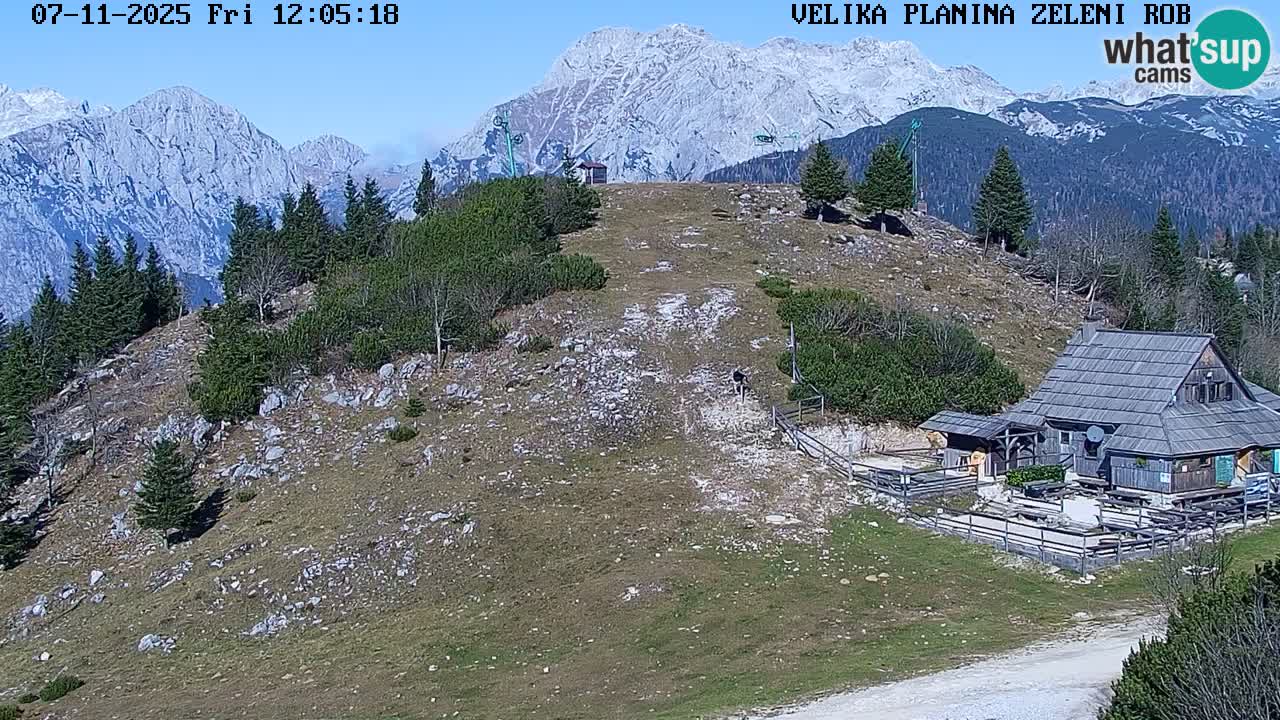 Zeleni Rob – Webcam live | Velika Planina