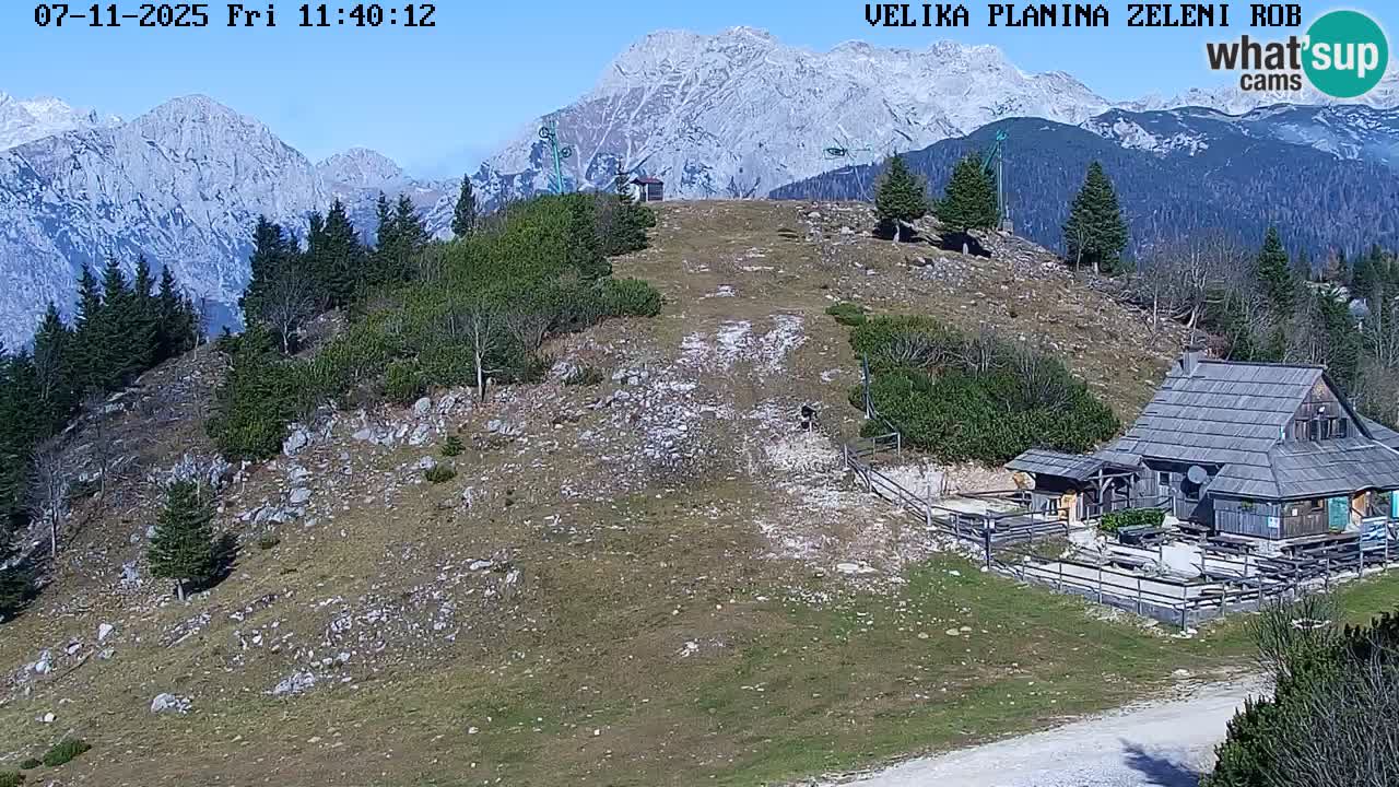 Zeleni Rob | Webcam live Velika Planina