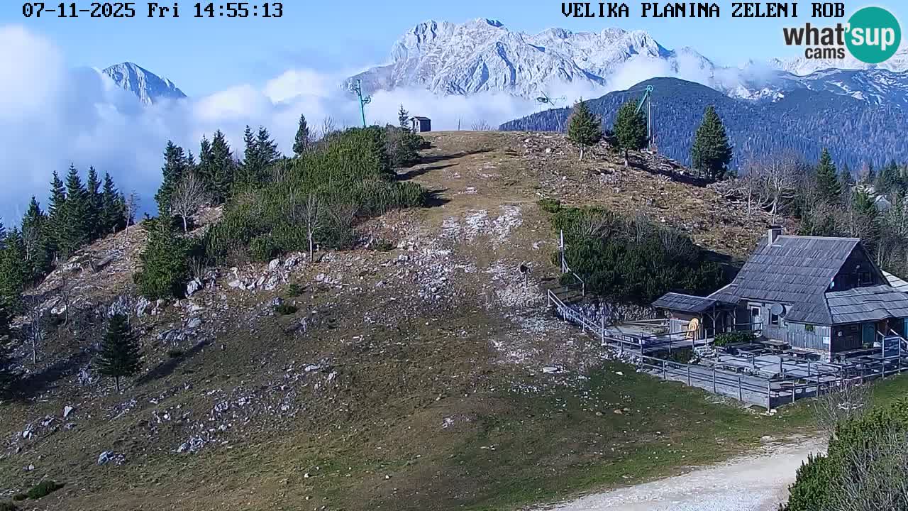 Zeleni Rob – Webcam live | Velika Planina