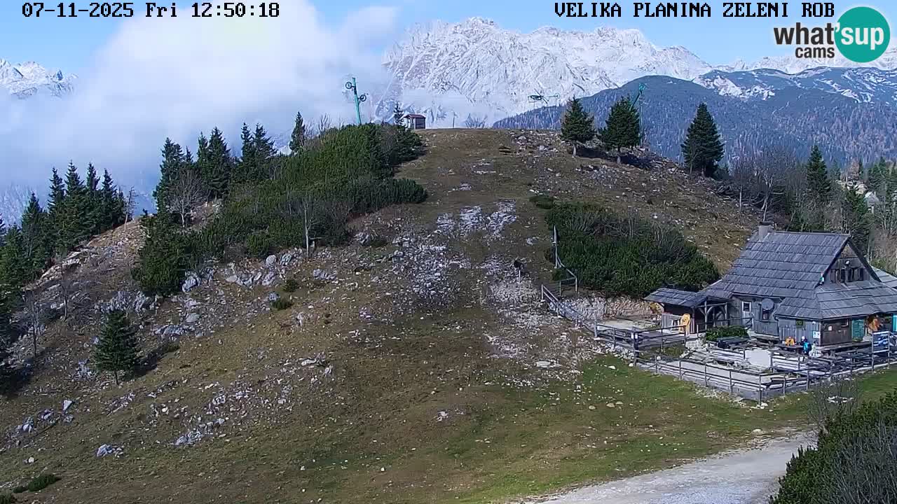 Zeleni Rob – Webcam live | Velika Planina