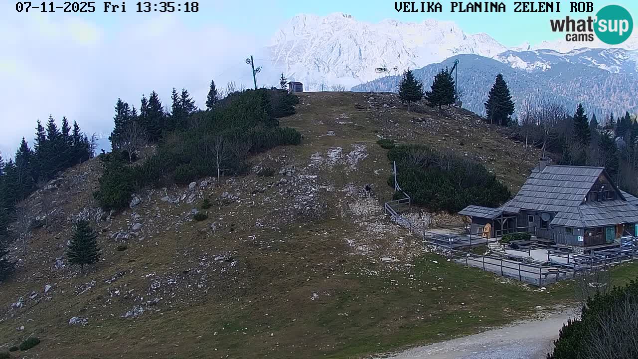 Zeleni Rob | Web kamera Velika Planina