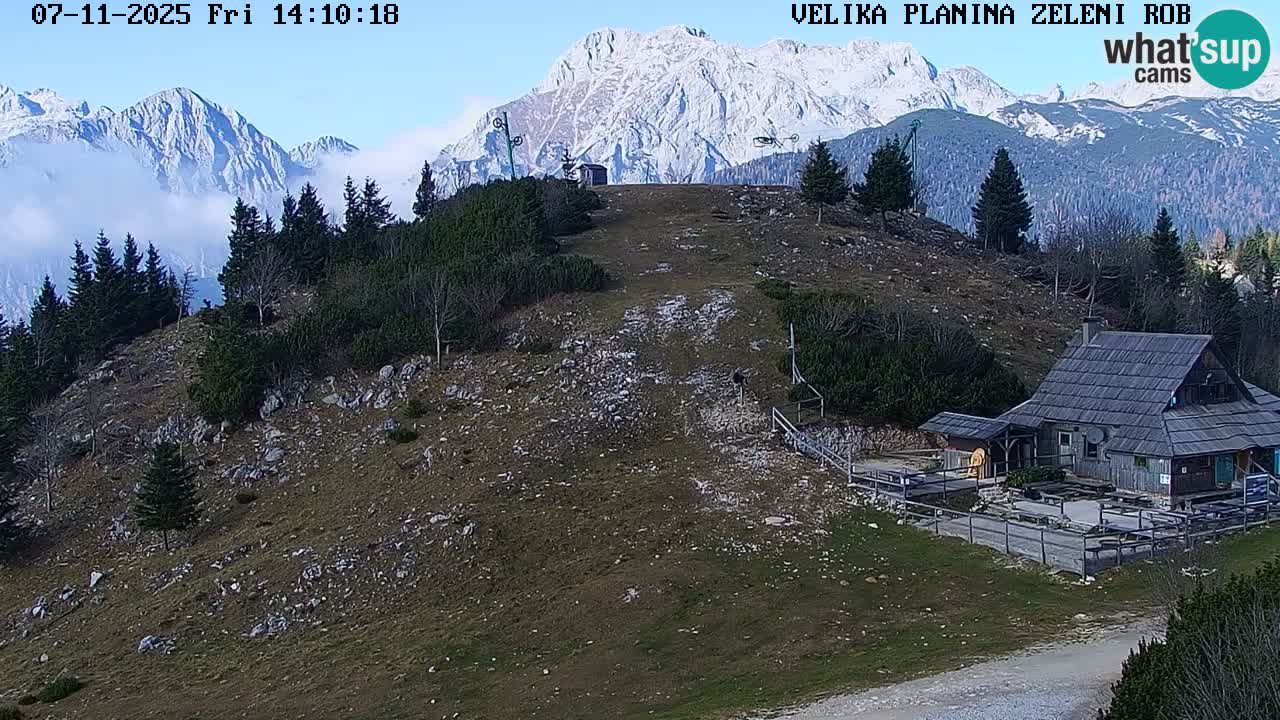 Zeleni Rob | Webcam live Velika Planina