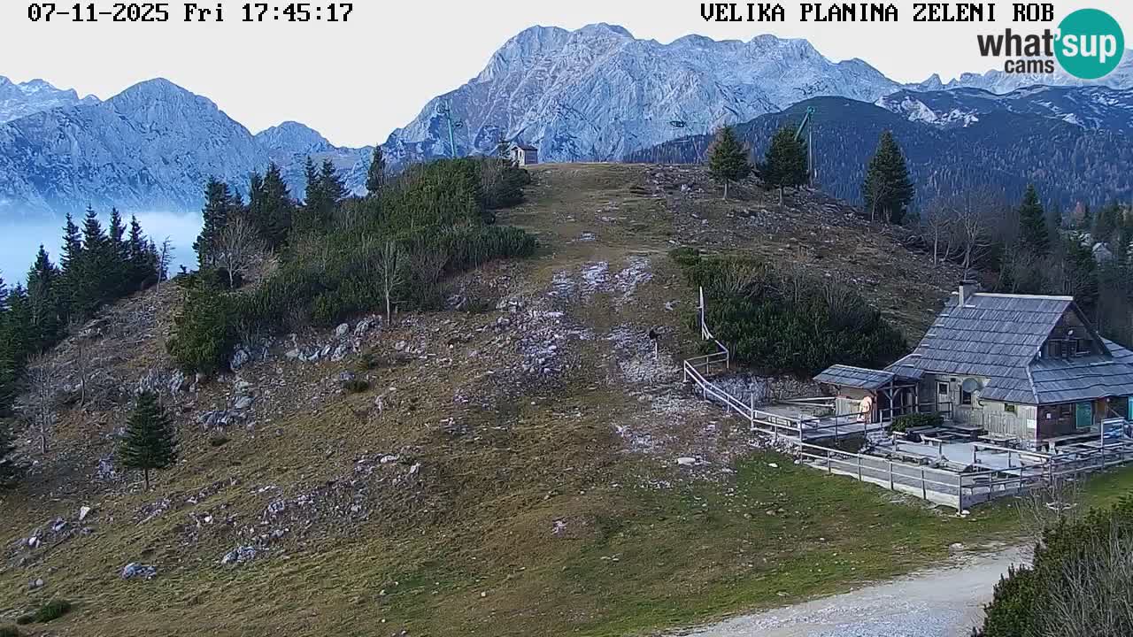 Zeleni Rob | Webcam live Velika Planina