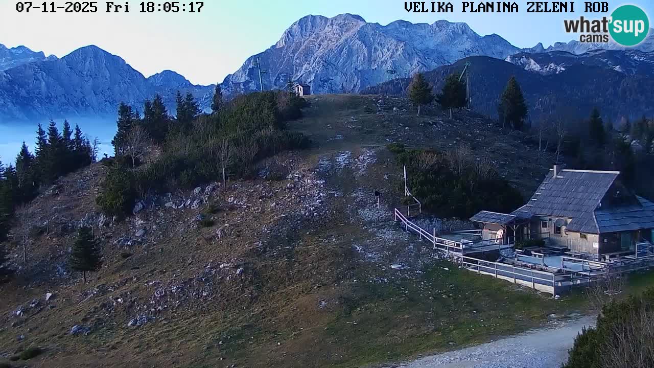 Zeleni Rob – Webcam live | Velika Planina