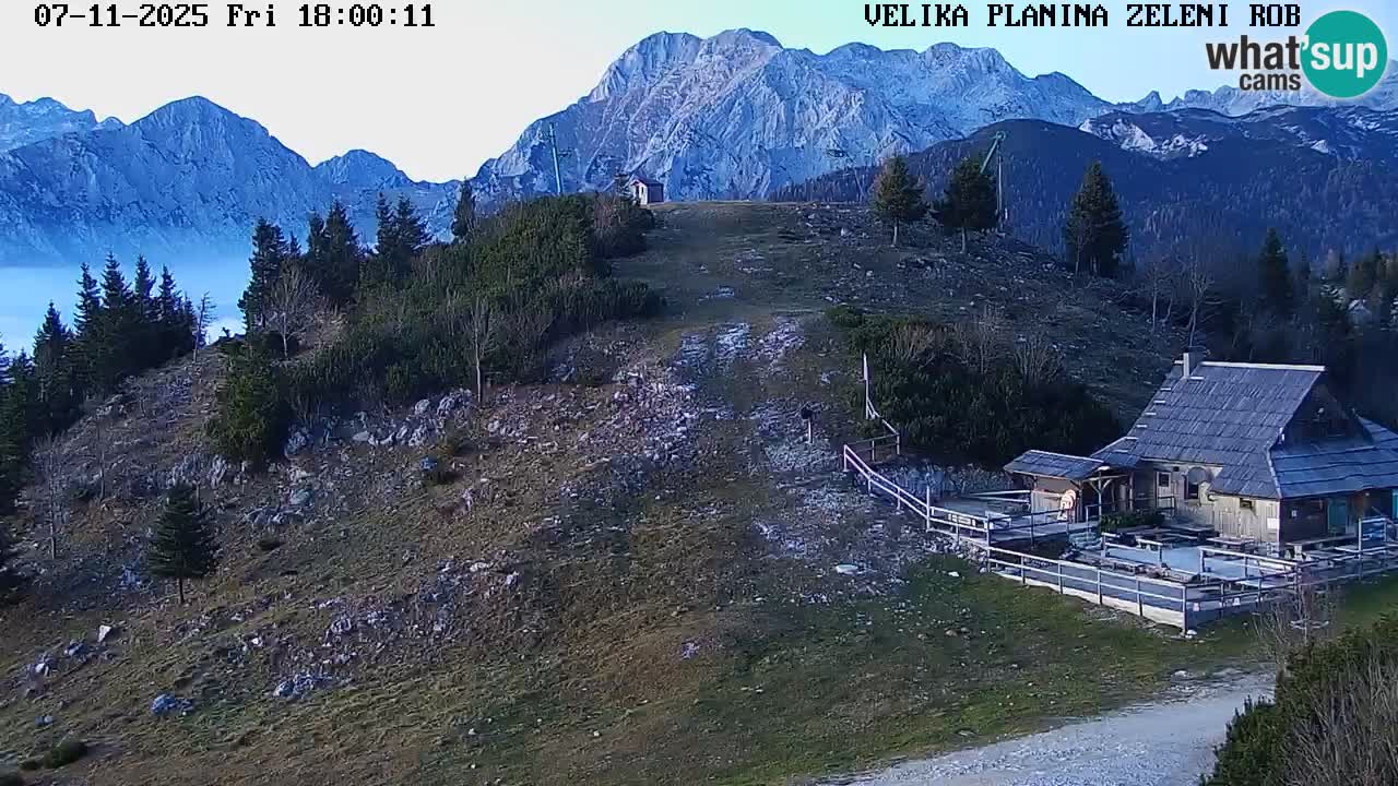 Zeleni Rob – Webcam live | Velika Planina