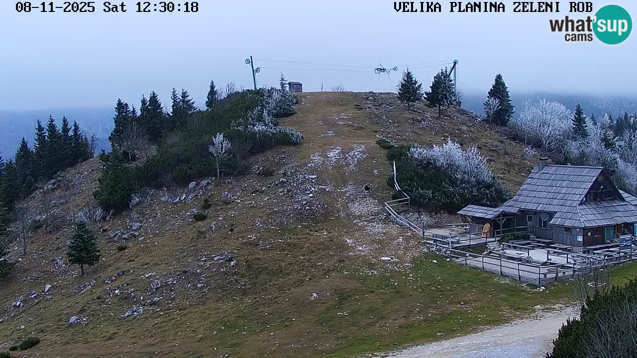 Zeleni Rob | Webcam en vivo Velika Planina