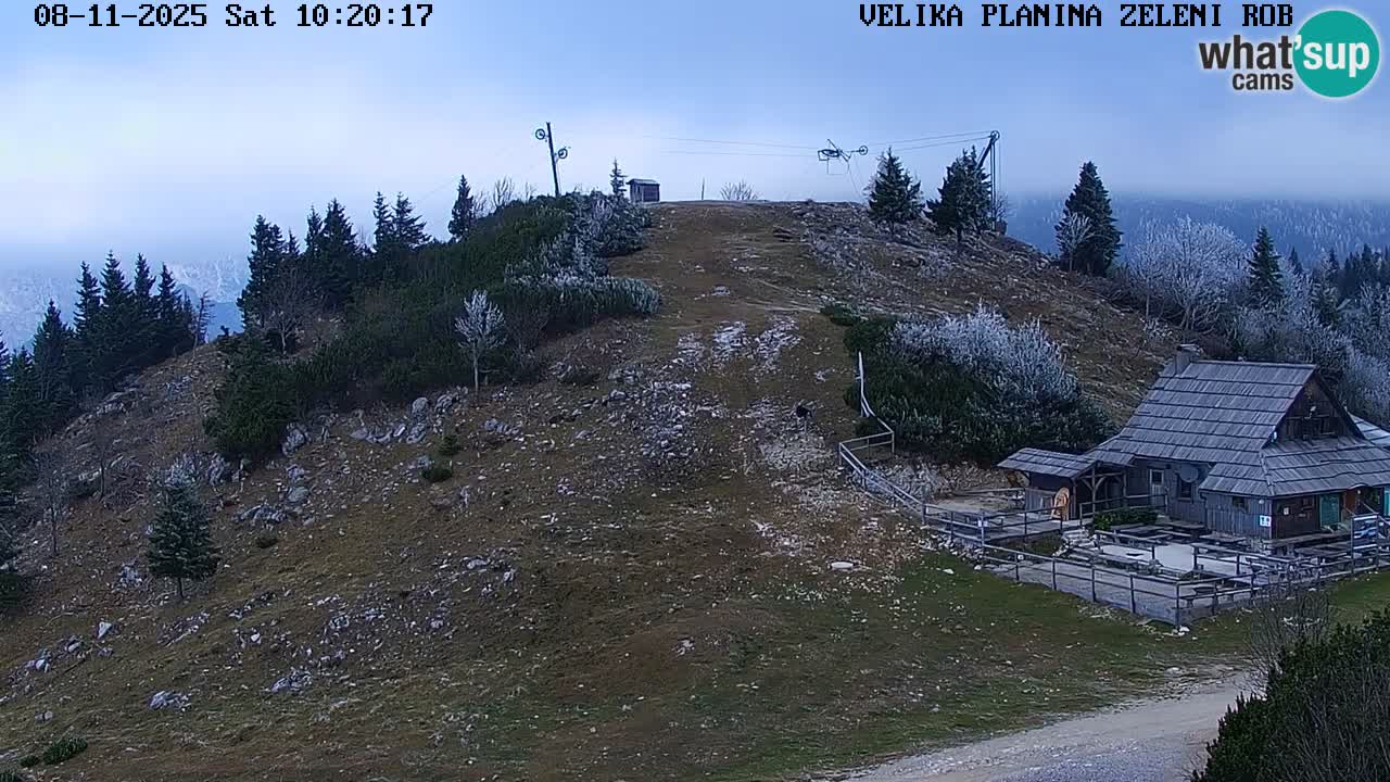 Zeleni Rob | Webcam en vivo Velika Planina