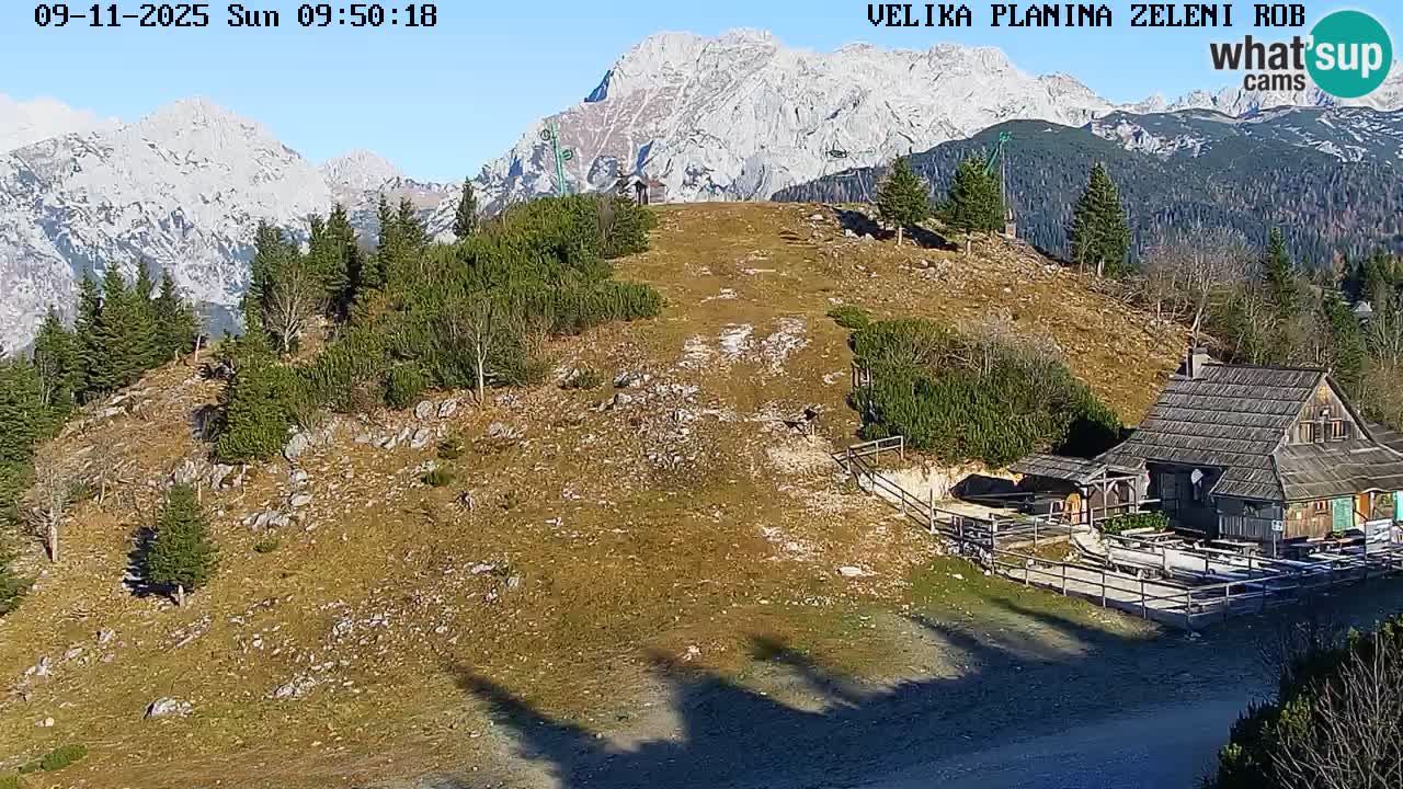 Zeleni Rob | Webcam live Velika Planina